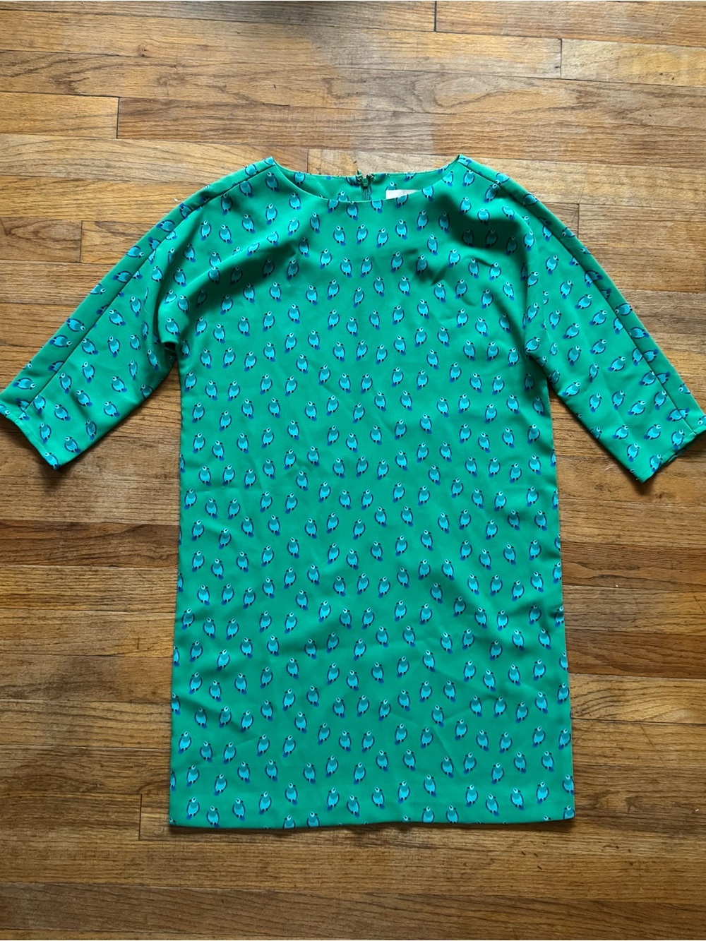 Loft Bird Print Shift Dress